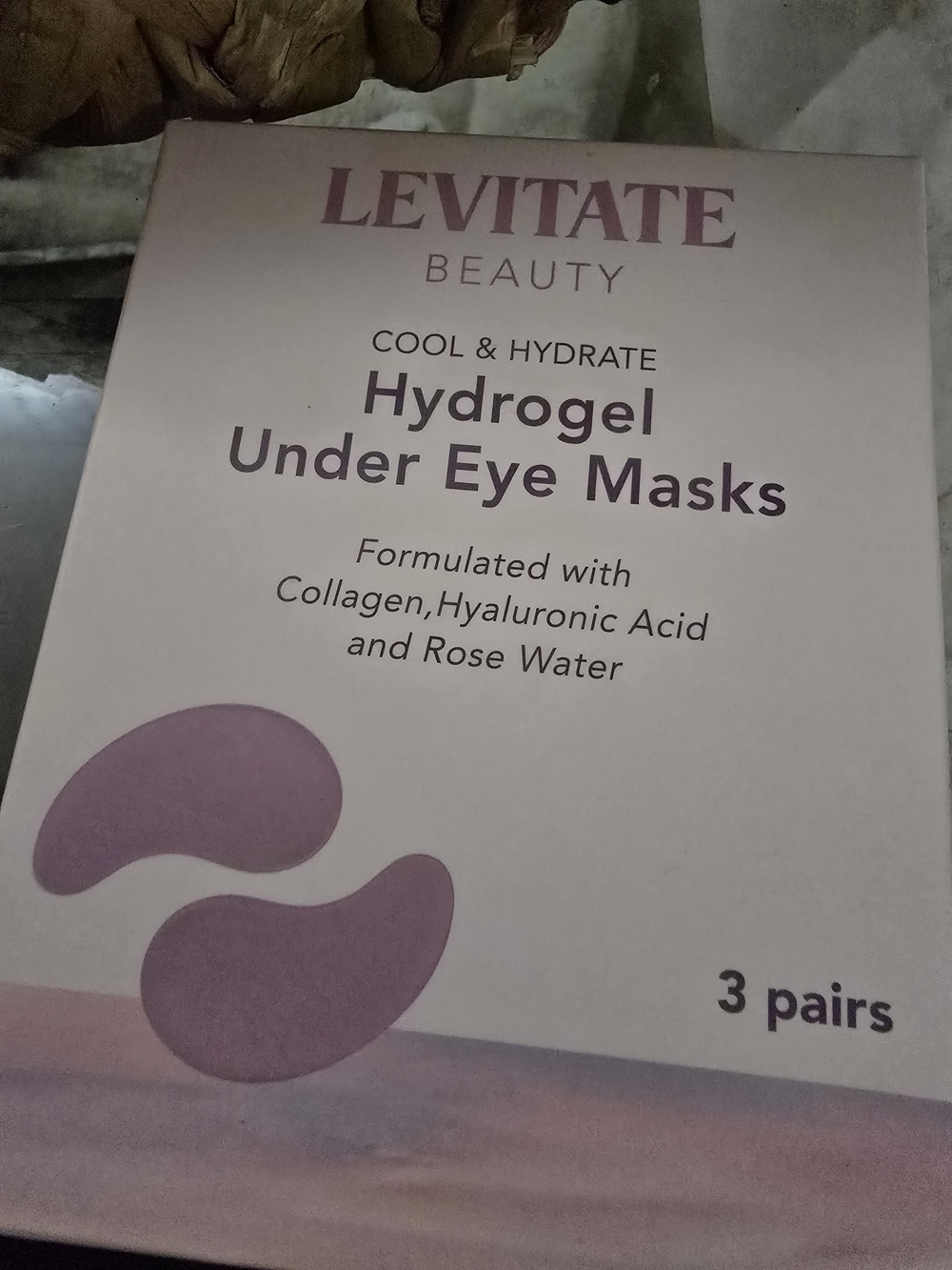Cool & Hydrate Hydrogel Under Eye Masks – Pink (3 Pairs)